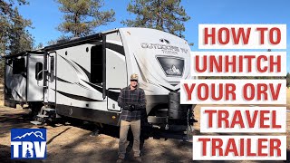 How To Disconnect Your Equalizer Hitch and SetUp Your Outdoors RV [upl. by Avan]