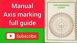 Manual Axis marking full guide [upl. by Anidal]