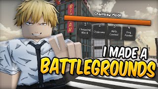 I made my own BATTLEGROUNDS GAME  Roblox [upl. by Georgine]