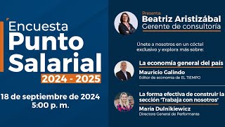 Resultados encuesta Punto Salarial 2024  2025 [upl. by Emya]