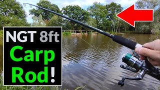 NGT Camo 8ft 2pc Carp Stalker Rods  Tackle Review amp Testing [upl. by Erreid]