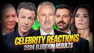 10 Celebrity Reactions and Meltdowns Over the 2024 Election Results [upl. by Idzik]