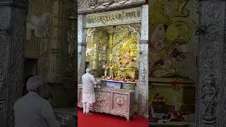 Divine PM Modi perfroms Puja Aarti at Shreemant Dagdusheth Halwai Ganpati Mandir in Pune [upl. by Melgar]