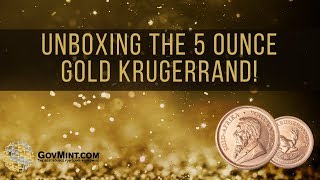 Unboxing the 5 Ounce Gold Krugerrand [upl. by Ruben]