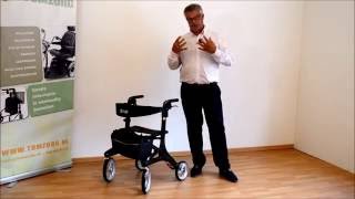 Lichtgewicht rollator Carbon  Tomzorgnl [upl. by Melloney187]