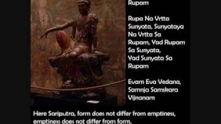 Heart Sutra Prajna Paramitha Hridaya Sutra  lyrics Sanskrit and English [upl. by Gilliam]