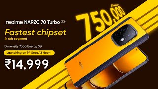 Realme Narzo 70 Turbo 5g  india Launch Date amp Price 🔥 Realme Narzo 70 Turbo 5g amazon price [upl. by Cirdes252]