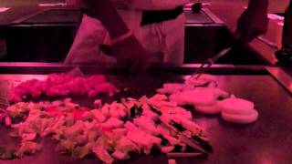 Teppanyaki Cooking ShowJapanese Village RestaurantVictoria BC [upl. by Novyart]