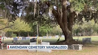 Awendaw Cemetery Damaged [upl. by Rahm1]