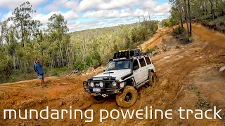 Fun 4wding at Mundaring Powerlines Track prado Gq patrol [upl. by Cosette]