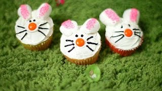 Ostern Rezept Muffins als Osterhase verzieren [upl. by Wilhelmine]