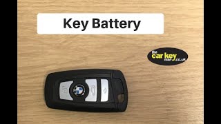 Key Battery BMW HOW TO Change [upl. by Sitruk]