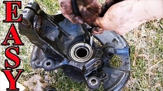 How to Change a Wheel Bearing short and fast version [upl. by Namya]