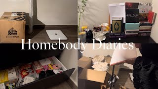 Homebody Diaries  room makeover rearranging and decluttering minimalistic and cozy room✨ [upl. by Maite600]