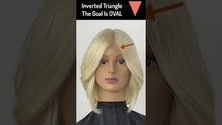 learn about face shape and how to create the ideal hairstyle shorts [upl. by Corrianne859]