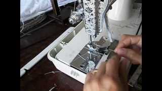 How to thread a ruffler ruffling sewing machine [upl. by Lethia659]