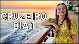 🛳 EMBARQUE TOUR DO NAVIO E DA CABINE E DICAS  CRUZEIRO CROÁCIA E GRÉCIA  DIA 1 [upl. by Nilkcaj117]