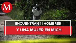 Sube a 12 el número de cuerpos hallados en un paraje de Michoacán [upl. by Knick]