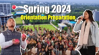 DIU Orientation Preparation Spring 2024  Daffodil International University Permanent campus [upl. by Ecnerwaled]