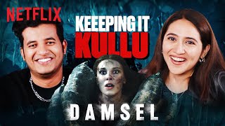 Kullubaazi amp ​⁠Sahiba Bali REACT To Damsel Trailer  Millie Bobby Brown [upl. by Ttcos]