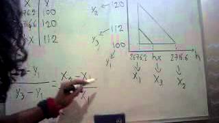 Interpolación por Triangulos Semejantes [upl. by Assillim]