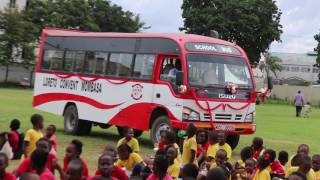 PRESENTATION OF THE NEW LORETO CONVENT SCHOOL BUS [upl. by Nnyltiak]