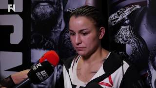 UFC 205 Raquel Pennington PostFight Scrum on Next Fight UFC 207 Nunes vs Rousey [upl. by Lunnete]