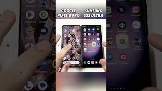 Samsung S23 Ultra vs Google Pixel 8 Pro Speed Test 🚀 Who’s the REAL King 👑shortsviralvideo [upl. by Demahom]