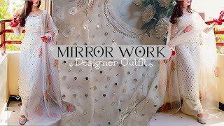 Designer✨ Mirror work ✨ Trending outfit in budget 💫 [upl. by Charmian]