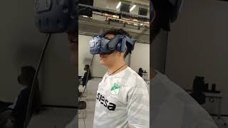 First Implementation Of Eye Tracker with HTC Vive Pro Eye [upl. by Mohandis]