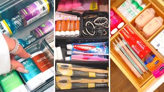 guest bathroom restocking amp organizing  ASMR  tiktok compilation  TikTok Satisfying [upl. by Eugenius974]