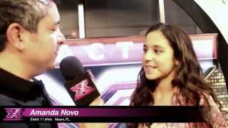 El Factor X Amanda Novo Entrevista [upl. by Griselda]