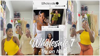 A VERY HONEST WHOLESALE 7 TRY ON HAULIs it worth your money  lets find out [upl. by Hastings993]