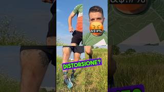 Distorsione alla caviglia trailrunning sterrato running [upl. by Fayola]