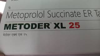 Metoder 25mg Tablet XL View Uses Side Effects Price in hindi [upl. by Jeconiah]