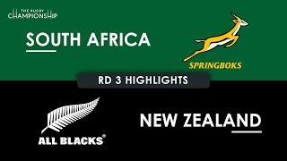 HIGHLIGHTS  SOUTH AFRICA v NEW ZEALAND  The Rugby Championship 2024 [upl. by Asteria]