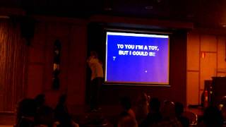 Tim Marter does the Foundations Build me up buttercup Karaoke [upl. by Llemij]