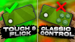 Is Touch and Flick Better Than Classic Controls eFootball 2024 Mobile [upl. by Elocal]