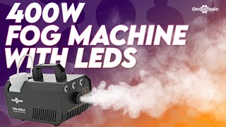 FOG400LA Fog Machine with LEDs by Gear4music  Gear4music Synths amp Tech [upl. by Hanid476]