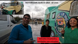 66  MOTORHOME de 60 anos  Bedford 1964  Veículos inusitados e raridades na estrada [upl. by Anigriv]