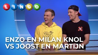 KNOLPOWER bij LINGO  Enzo en Milan Knol tegen Joost en Martijn  Vrienden van Lingo AFL3 [upl. by Hluchy]