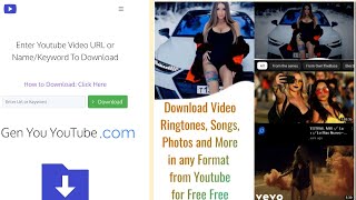 Gen You Youtube How to download Videos Shorts Music The Best Downloader Ever GenYouYoutubecom [upl. by Hilten398]