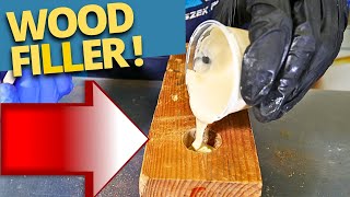 WOOD FILLER PASTE  Wood Putty Gaps Holes Restoration [upl. by Adall]