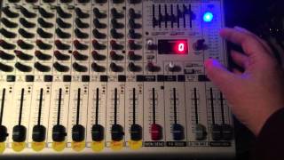 Behringer Eurorack UB1222 FX Pro  electrical buzzing  crackle issue [upl. by Publus]