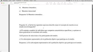 RESPUESTAS PARA EL NUEVO EXANI III INGRESO A POSTGRADO EN METODOS DE INVESTIGACION REACTIVOS exani [upl. by Goldman]