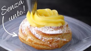 ZEPPOLE DI SAN GIUSEPPE al Forno o Fritte Fatte in Casa come in Pasticceria [upl. by Ahsirtak361]