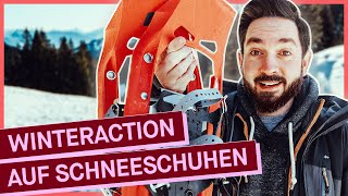 Outdoor auf Schneeschuhen unterwegs Was kann so eine Bergtour [upl. by Einaeg]