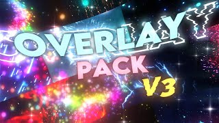 Overlay pack V3  50 OVERLAY  FOR EDITING ✨ [upl. by Kitrak]