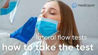 How To Take A Lateral Flow Test  Medicspot [upl. by Arbe585]