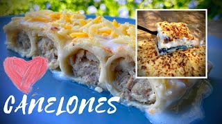 Canelones de pollo MUY FÁCILES y Super Sabrosos 😋  GUILLE RODRIGUEZ [upl. by Ellerrehc]